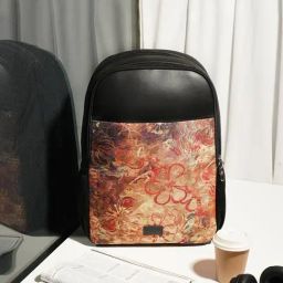 Zouk Statement Agra Floral Multicolor Jute Printed Laptop Backpack - 16.9 Ltrs-picture-34