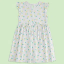 Pantaloons Junior Grey Cotton Printed Dress-image-44