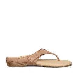 Scholl by Bata Women's Nude Thong Wedges-image-52