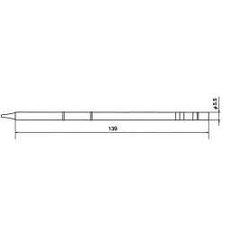 Hakko Soldering Tip T12 Lead Free Solder D Type, T12-D24Z image 2