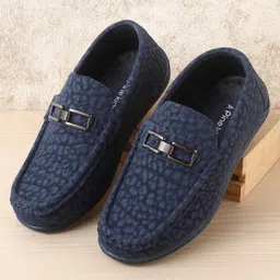 Pine Kids Slip On Loafer with Applique - Navy Blue-picture-38