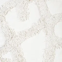 HOSTA HOMES HHCCM55 Pure Cotton Hand Tufted Tessel Cushion Covers Pack of 2 - White image 3