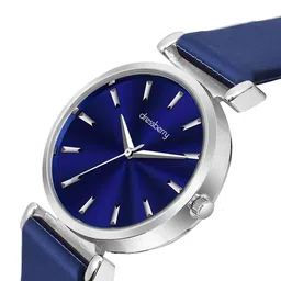 DressBerry Women Brass Patterned Dial & Straps Analogue Watch DB-LR003-BLU-STRP image 2