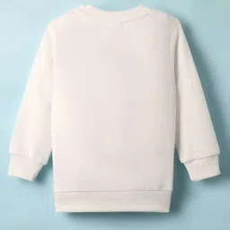 Babyhug Knit Full Sleeves Winter Romper & T-Shirt With Rainbow Stripes - Multicolor image 4