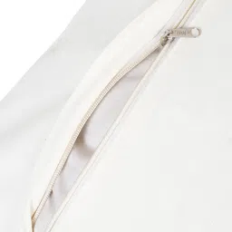 HOSTA HOMES HHCCM55 Pure Cotton Hand Tufted Tessel Cushion Covers Pack of 2 - White image 5