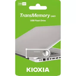 KIOXIA Portable Flash Pen Drive 64 GB Storage USB 2.0 White for Desktop & Laptop, U401 image 3