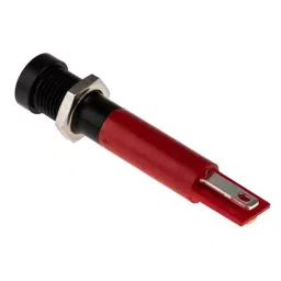 RS PRO Red Panel Mount Indicator 12V DC, Mounting Hole Size 8 mm, Termination Type Solder Tab, Model No 207494 image 3