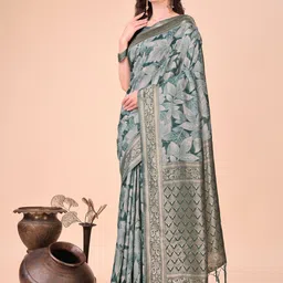 Astita Woven Design Zari Saree image 5