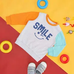 Pantaloons Baby Multicolor Cotton Printed Full Sleeves Sweatshirt-image-4