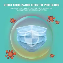 ORILEY OA0013 Universal Non Surgical Disposable Face Mask (Pack of 75) image 3