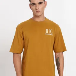 COLOR HUNT Men Typography Printed Pure Cotton Casual T-shirt-picture-25