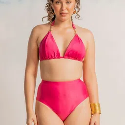 Aoba Women Halter Neck Swim Bikini Set-image-97