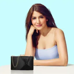 Lavie Bow Frame Black Synthetic Clutch image 3