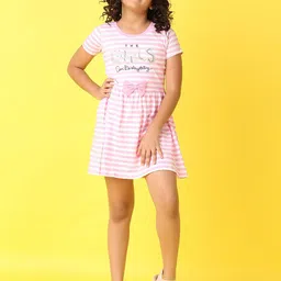 V-Mart Striped Fit & Flare Midi Dress image 4