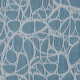 HOSTA HOMES Blue & White Geometric Window Curtain image 5