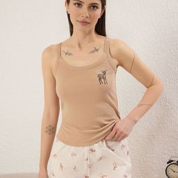 Trendyol Printed Top & Shorts Night Suits-picture-35