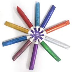 Asian Hobby Crafts Sparkling Glitter Tubes - Multicolor, Set of 10 image 2