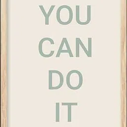walllane Motivational Wall Art With Frame Home Decor Wall Painting For Living Room Office Bedroom image 3