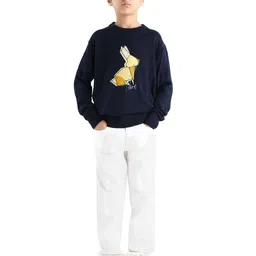RARE ONES Boys Animal Printed Round Neck Pullover Sweaters image 2