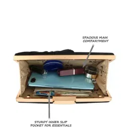 Lavie Bow Frame Black Synthetic Clutch image 4