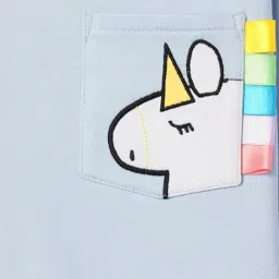 R&B Kids Sky Blue Graphic Print Regular Fit Sweatshirt image 5