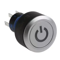 RS PRO Illuminated Push Button Switch Panel Mount 22.2 mm Cutout DPDT White LED 250 V AC, 1759066-picture-27