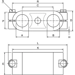 Rose+Krieger Parallel Clamp Connecting Component Strut Profile 25 mm, 152500000200 image 2