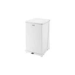 RUBBERMAID DefendersÂ® 95L Pedal Galvanised Steel Waste Bin, FGST40EPLWH-picture-12