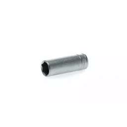 Teng Tools 1/4 inch Drive 13 mm Deep Socket, 6 Point, 49.5 mm Overall Length, M140613-C image 2