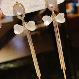 DIVASTRI Diamond Shaped Drop Earrings-picture-18