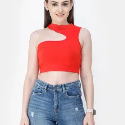 Cation Red Crop Top-image-14