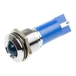 RS PRO Blue Panel Mount Indicator 12V AC/DC, Mounting Hole Size 16 mm, Termination Type Solder Tab, Model No 203947-picture-33