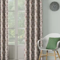 DDECOR Live Beautiful Brown Polyester 7 ft Door Curtain-picture-17