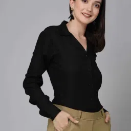 Style Quotient Black Regular Fit Shirt image 3