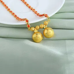 MEMOIR Gold-Plated Artificial Beads Mangalsutra-picture-10