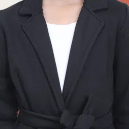 MINI & MING  Girls Cotton Long Sleeve Winter Coats With Waist Belt image 2