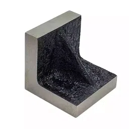 Buyohlic International Cast Iron Solid Webbed Angle Plate Ground Finish Size 2x2x2 inch for Clamping, Work Holding, Z4-0OBW-0DSZ-image-1