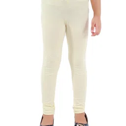 Kids Cave Cotton Jersey Solid Leggings - Beige-picture-23