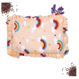 Luvlittle Baby Cotton Head Shaping Mustard Seed Rai Pillow with Zip Closure - Unicorn Print (Peach)-picture-12