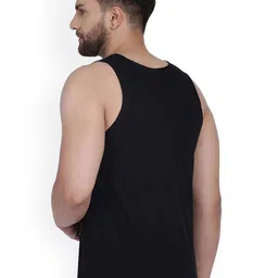 Slowloris Men Pack Of 2 Printed Bio-Wash Combed Cotton Innerwear Vest image 3