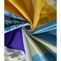 Arrabi Single Bed Cotton Bedsheet and Pillow Cover  Multicolour image 4