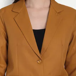 Rocksy Notched Lapel Single Breasted Blazer image 4