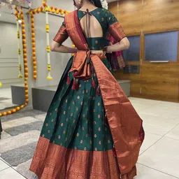 MANMOHITSAREE Ready to Wear Lehenga & Blouse With Dupatta image 3