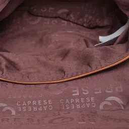 Caprese Tan Brown Solid Sling Bag image 4