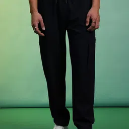 LIMEROAD Men Solid Track Pants image 4