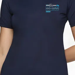 TRENDSATTIRE Typography Printed Round Neck Short Sleeves Regular Fit T-Shirt image 5