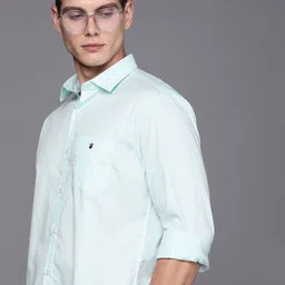 Louis Philippe Sport Slim Fit Opaque Pure Cotton Casual Shirt-picture-28