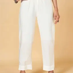 Rangmanch by Pantaloons White Regular Fit Pants-picture-49