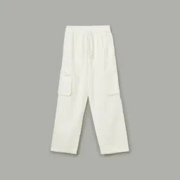 Fame Forever by Lifestyle Boys White Cotton Cargo Pants-picture-21