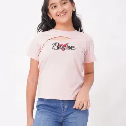 Edheads Kids Pink Cotton Printed T-Shirt-image-76